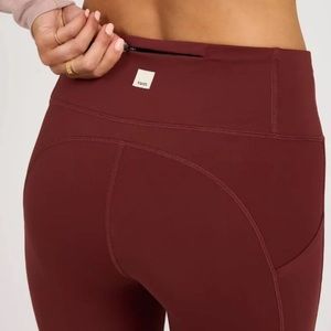Vuori Stride Legging in Brick Color